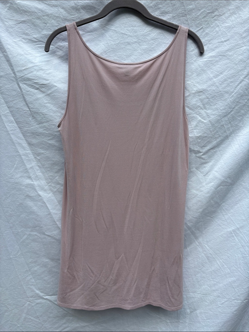 Eileen Fisher Blush Pink Sleeveless Scoop Neck Tank - Picture 6 of 9